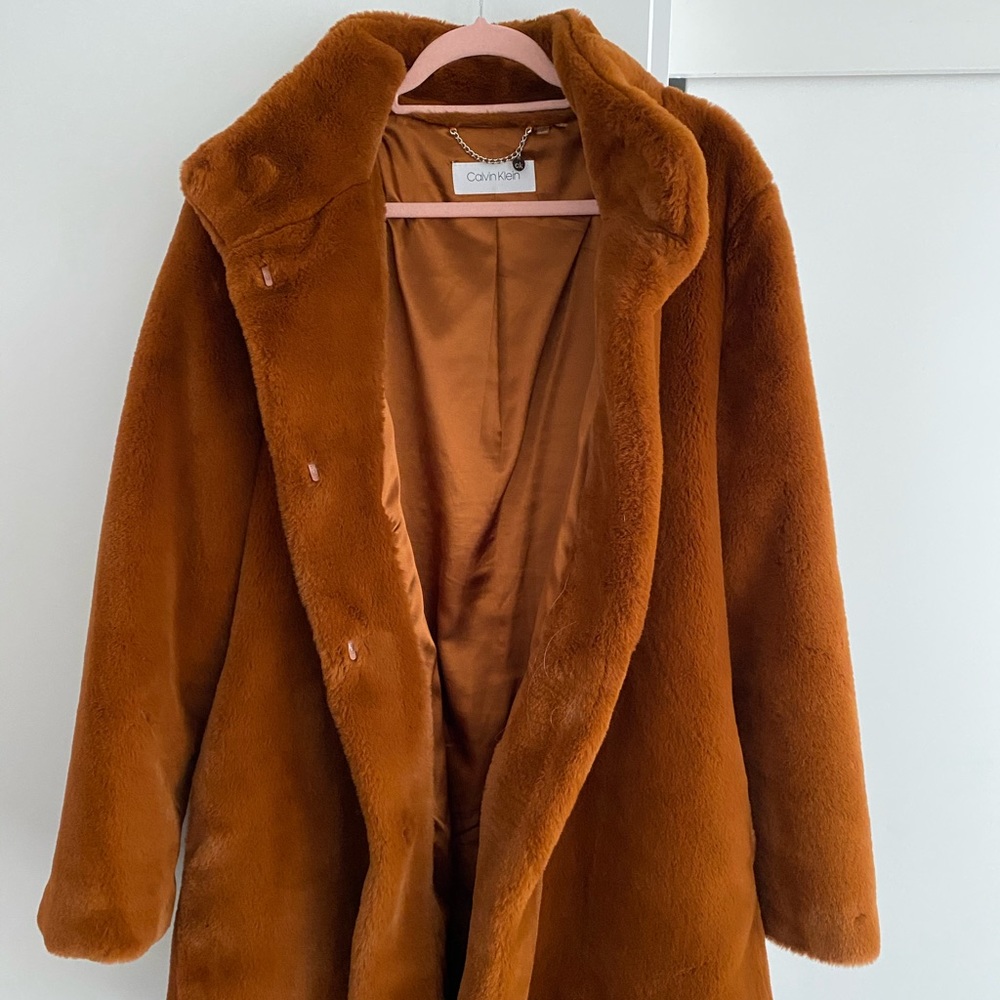 Calvin Klein Teddy Bear coat